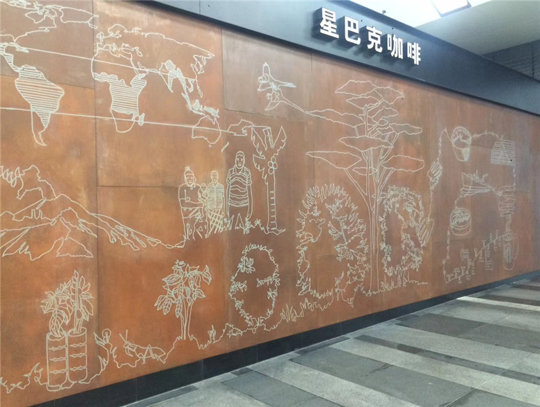 长阳耐候钢幕墙
